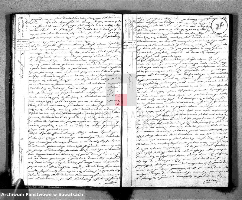 Obraz 8 z jednostki "Księga Aktów Zaślubionych Urzędnika Stanu Cywilnego Gminy Liszkowskiey od 1- go stycznia 1818 roku"