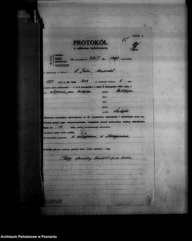 Obraz 19 z jednostki "Mleczarnia A. Wolskiego w Kostrzynie powiat średzki nr woj. 1298"