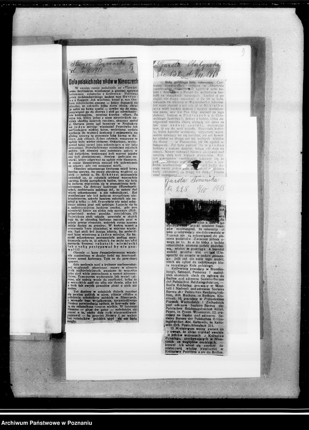 Obraz 16 z jednostki "Sprawy zatrudnienia robotników [wycinki prasowe]"