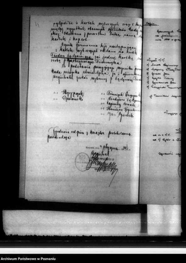 Obraz 8 z jednostki "Członkowie magistratu i rady miasta Krzywinia"