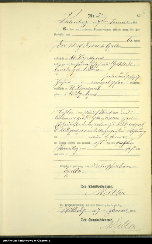 image.from.unit.number "Sterbe-Neben-Register Nr 1 - 152"