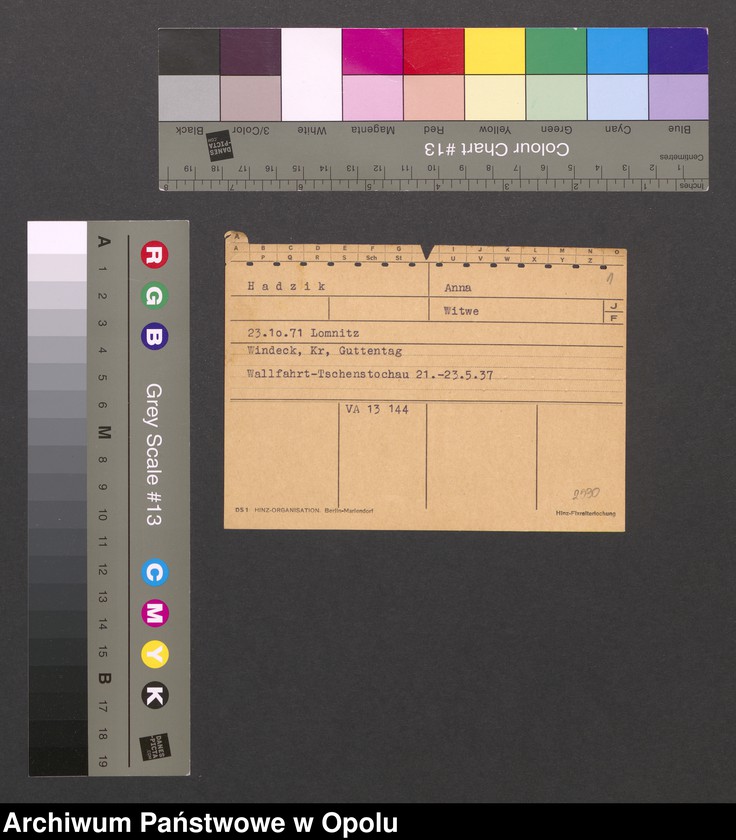 Obraz 3 z jednostki "[Hadzik Anna, ur. 23.10.1871. Lomnitz]"