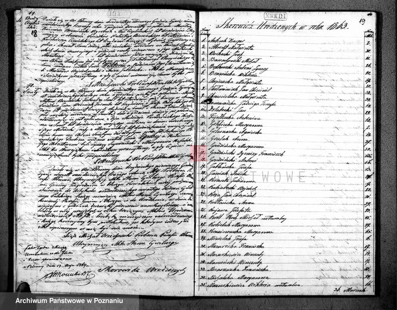 Obraz 11 z jednostki "Duplikat urodzonych, zaślubionych i zgonów"