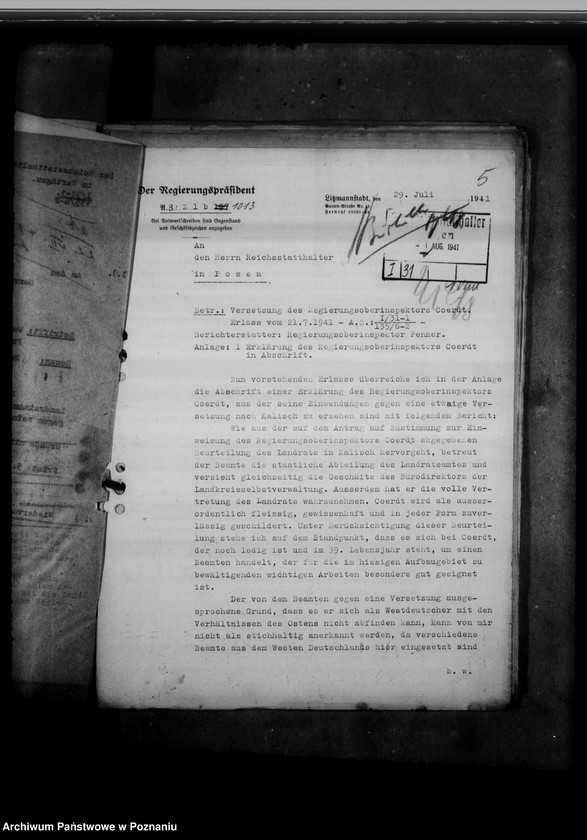 Obraz 9 z jednostki "Abordnung von Beamten"