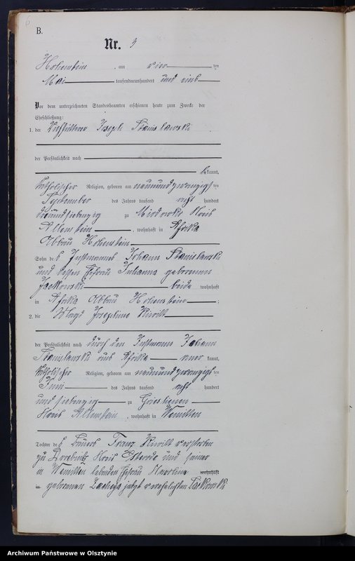 image.from.unit.number "Heiraths-Neben-Register Nr 1 - 14"