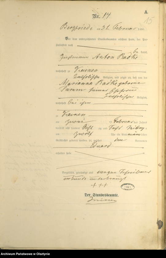 image.from.unit.number "Geburts-Haupt-Register Nr 1 - 112"