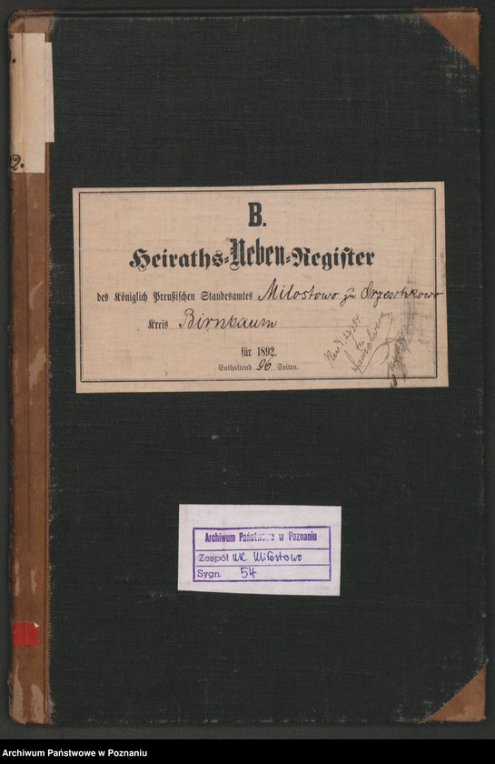 Obraz 2 z jednostki "Księga małżeństw"