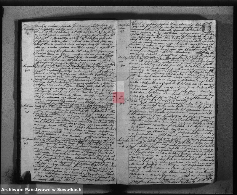 image.from.unit.number "Duplikat urodzonych, zaślubionych i umarłych parafii puńskiey roku 1836"