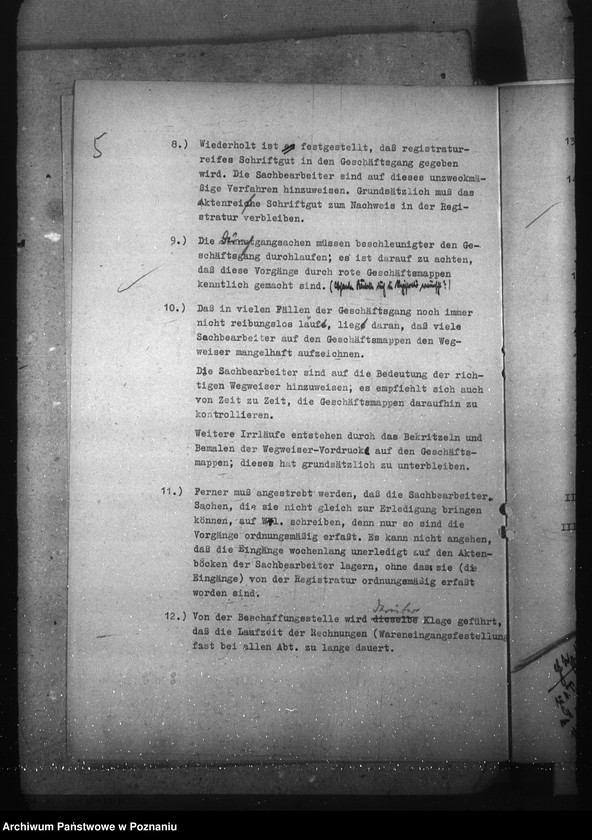 Obraz 9 z jednostki "Konferencje z kierownikami działów w sprawie podziału czynności i obiegu pism w urzędzie"