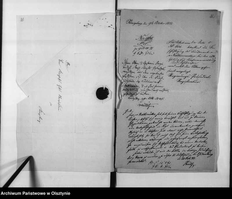 image.from.unit.number "Bescheftigung des Premier-Lieutenents a.d. von Nattermoeller"