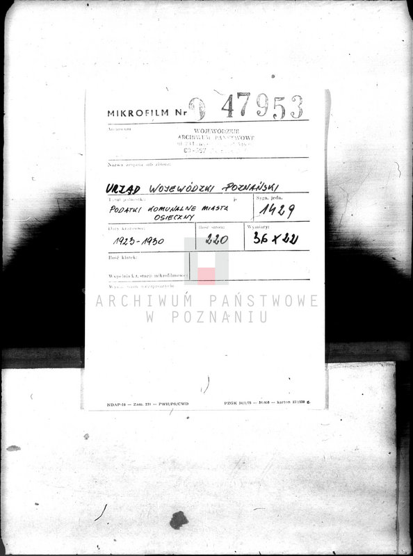 Obraz 2 z jednostki "Podatki Komunalne miasta Osieczny"