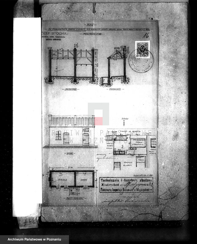 Obraz 20 z jednostki "Zatwierdzenie projektu urządzenia zakładu przemysłowego rzeźni nr 525 Leona Krycha w Białej pow. Czarnków"