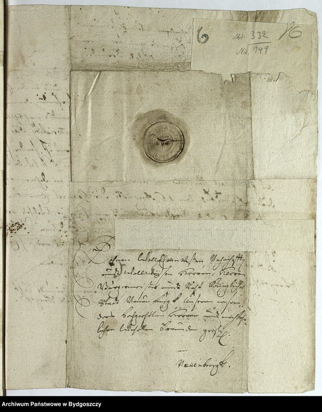 image.from.unit.number "Schriftwechsel der Stadt Neuenburg mit Stargard"