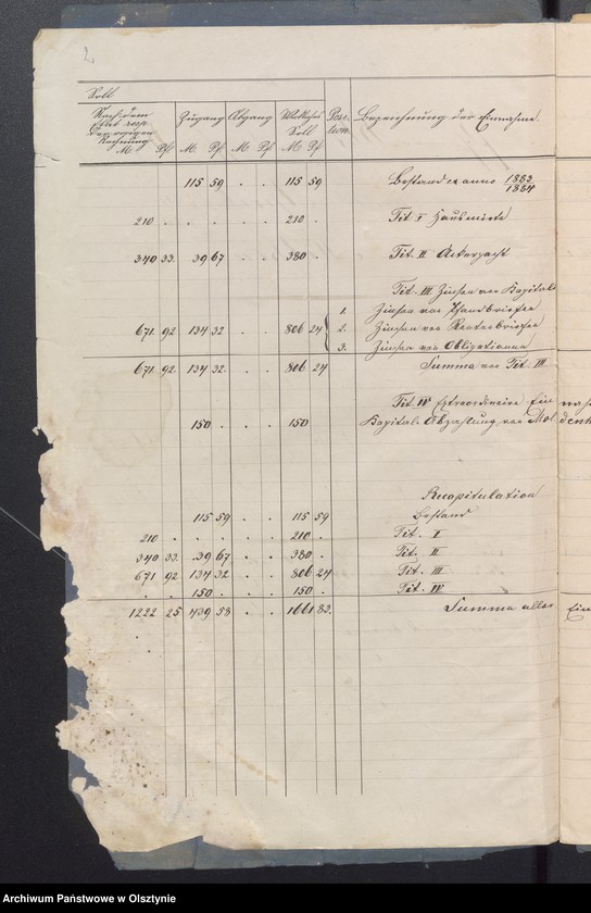 image.from.unit.number "Beläge der Pfarrwittwen Kassen Rechnung"