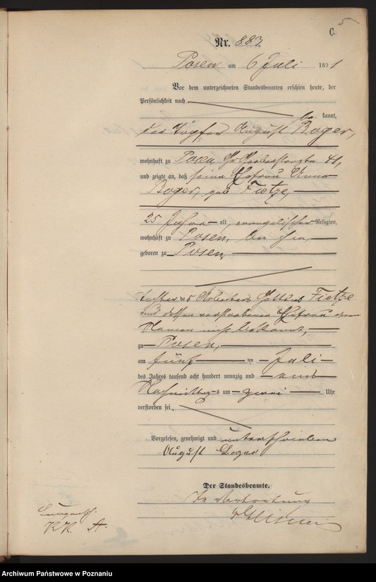 Obraz 8 z jednostki "Księga zgonów t. III"