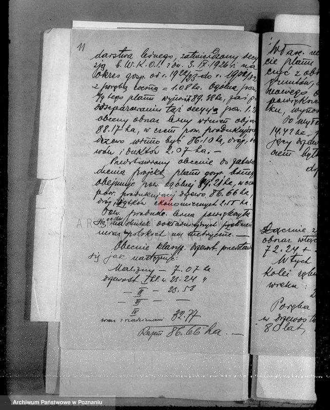 Obraz 14 z jednostki "Sprawa zmiany rodzaju użytkowania 14,42 ha gruntów leśnych w majątku Zalesie powiatu słupeckiego i zatwierdzenie planu gospodarczego"