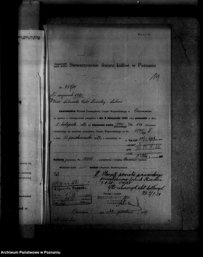 Obraz 15 z jednostki "Lubońska Fabryka Drożdży w Luboniu powiat poznański nr woj. 6021"