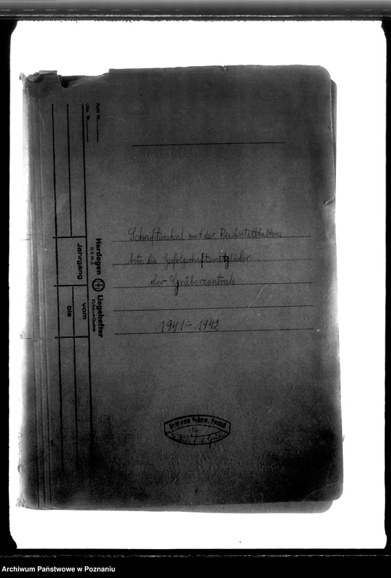 Obraz 4 z jednostki "Schriftwechsel mit der Reichsstalshalterei betr. die Gefolgschaftsmitglieder der Gräberzentrale"