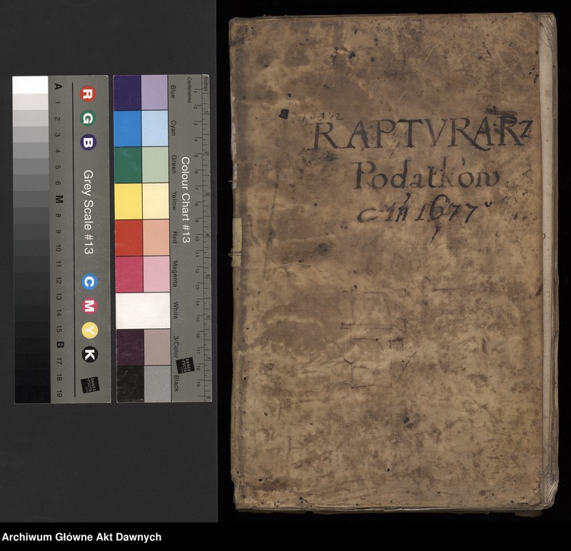 image.from.unit.number "Raptularz podatków anni 1677."