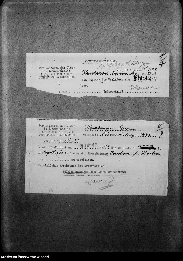 Obraz 10 z jednostki "[Sprawy rozwodowe]"