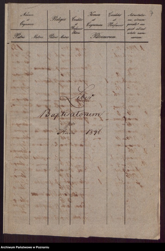 Obraz 6 z jednostki "Libri Metrices Baptisatorum, Copulatorum et Mortuorum."