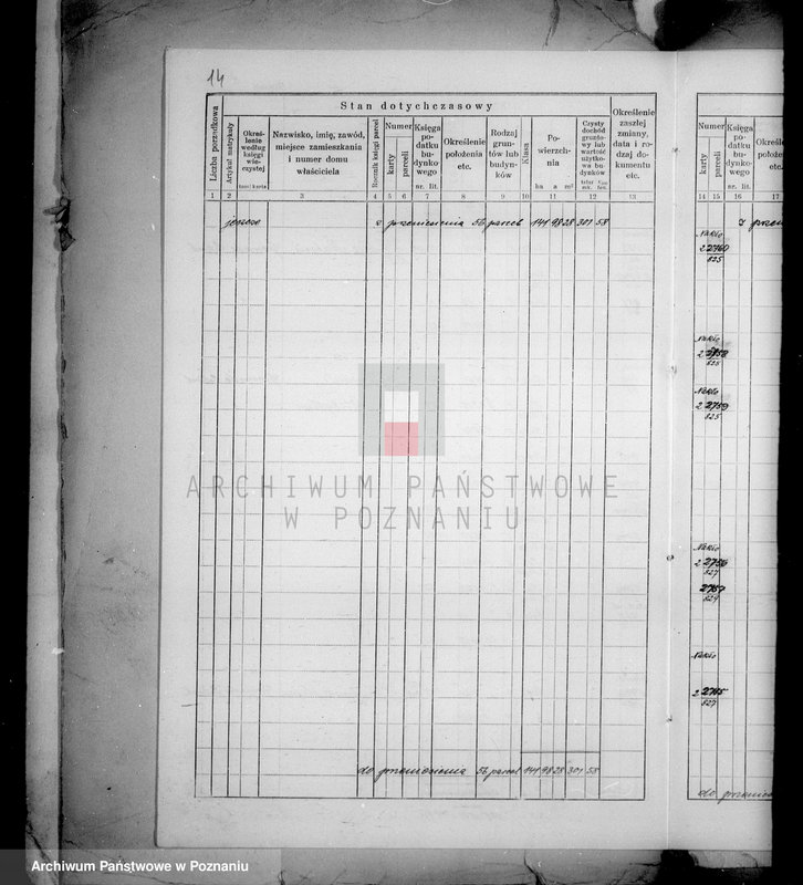Obraz 18 z jednostki "Dodatek do ostatecznego rejestru pomiarowego obrębu Paterek-Nakło"