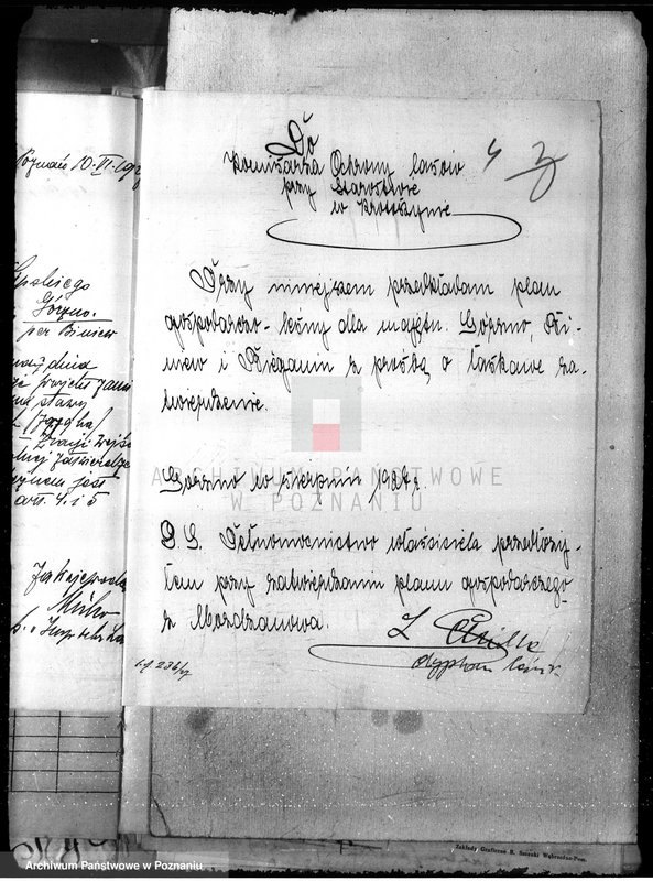 Obraz 8 z jednostki "Nadzór nad gospodarką w lasach majętności Gorzno-Biniew powiat ostrowski"