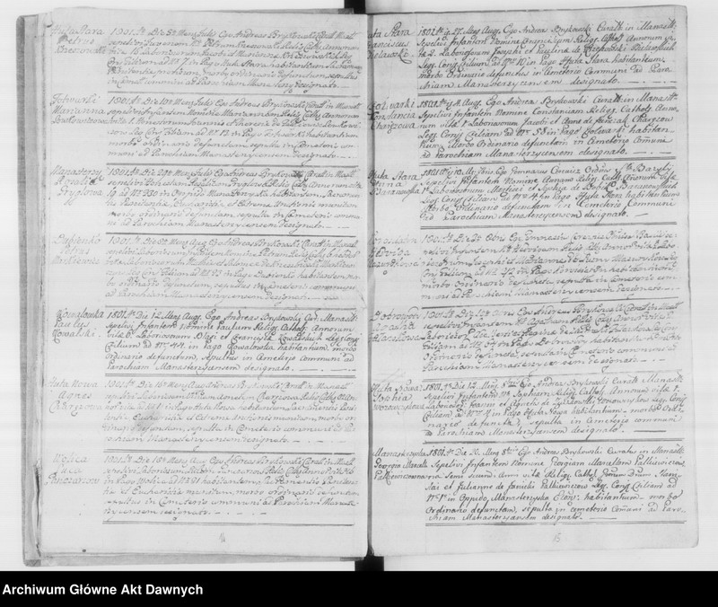 image.from.unit.number "Parafia: Monasterzyska. Dekanat: Buczacz. Księga metrykalna zgonów/pogrzebów dla całej parafii*."