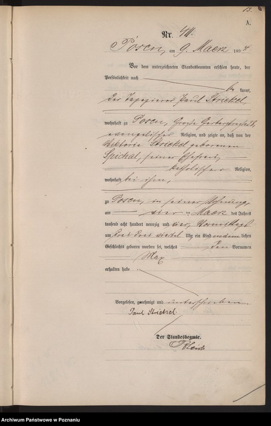 Obraz 16 z jednostki "Księga urodzeń t. II"