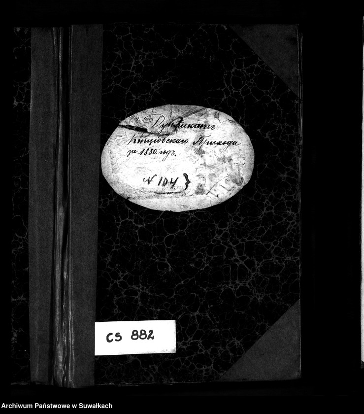 image.from.unit.number "Duplikat Kopciovskago Prichoda za 1880 god"