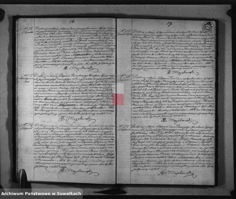 Obraz 12 z jednostki "Księga Duplikat do zapisywania Aktów Urodzonych, Zaślubionych i Zmarłych na rok 1859-ty z Parafii Filipowskiej"