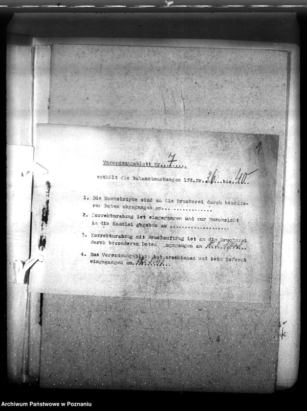 Obraz 5 z jednostki "Verordnungsblatt Nr. 7"
