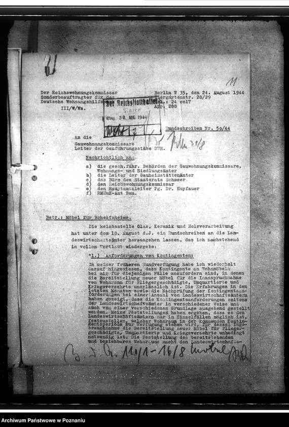 Obraz 16 z jednostki "DWH - Möbel für Behelfsheime"