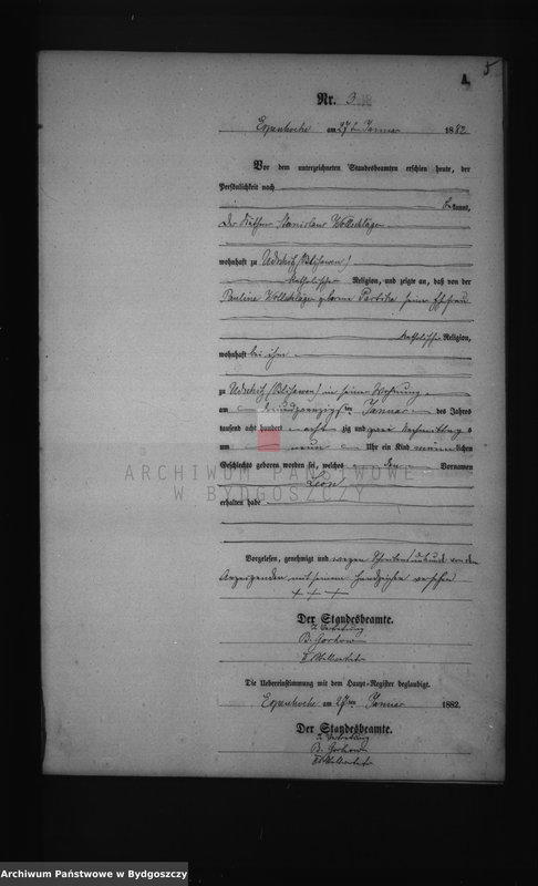 image.from.unit.number "Akta urodzeń - pierwopis nr 1-64"