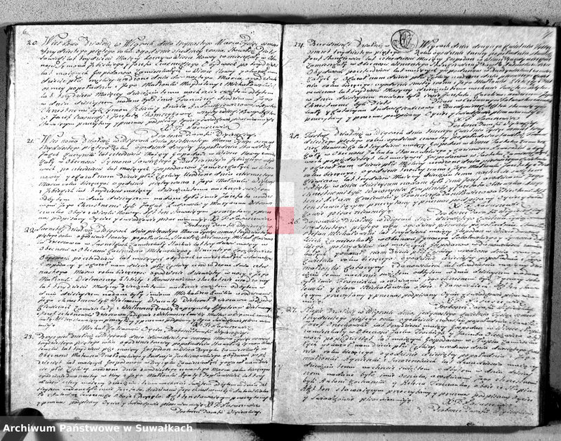Obraz 10 z jednostki "Duplikat urodzonych, zaślubionych y umarłych parafii wigierskiey z roku 1835"