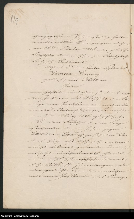 Obraz 20 z jednostki "A. betr. Auskunft über Ausländer Lit. C /Namen-Rotulus vorgeheftet/"