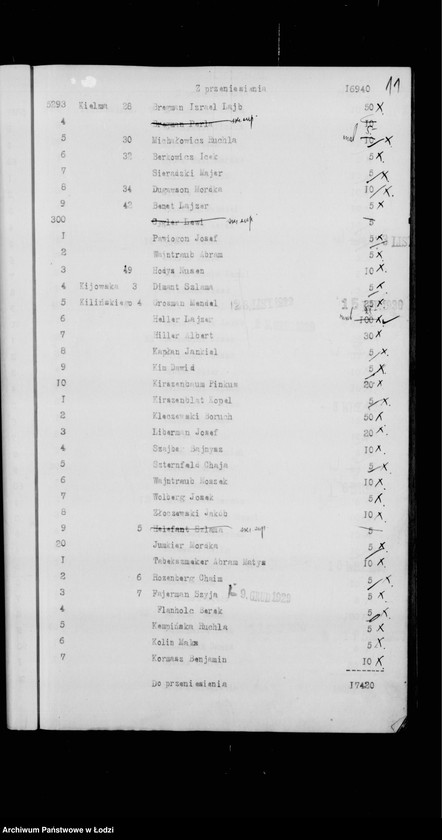 Obraz 15 z jednostki "Rejestr poborczy"