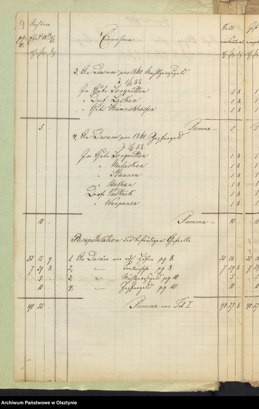 image.from.unit.number "Kirchen Rechnung der Sorquittenschen Kirche aller Einnahme und Ausgabe"