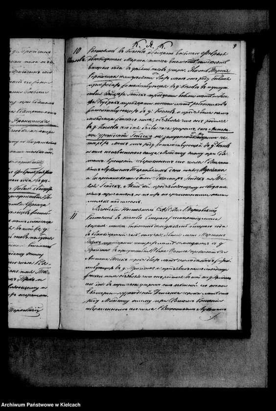 image.from.team "Akta stanu cywilnego Parafii Rzymskokatolickiej w Kozłowie, powiat miechowski"