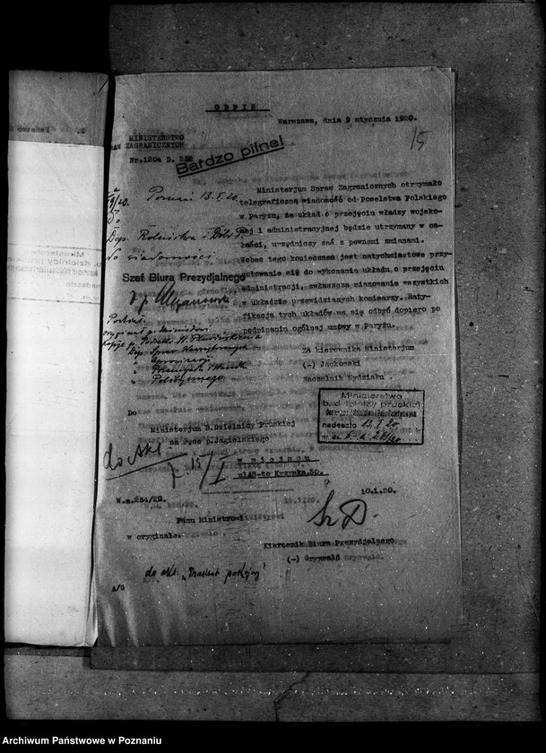 Obraz 19 z jednostki "Sprawy prawne traktaty pokojowe"