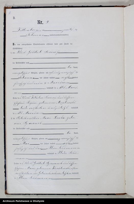 image.from.unit.number "Heiraths-Neben-Register Nr 1 - 49"