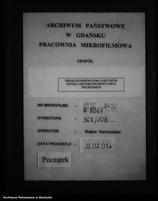 image.from.unit.number "Ortelsburg, Gruftkapelle der Familie Klein"