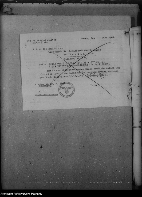 Obraz 7 z jednostki "Trennungsentschädigung alphabetisch"