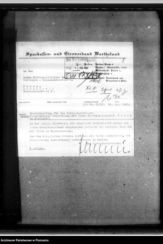 Obraz 5 z jednostki "Sparkassen und Giroverband Wartheland"