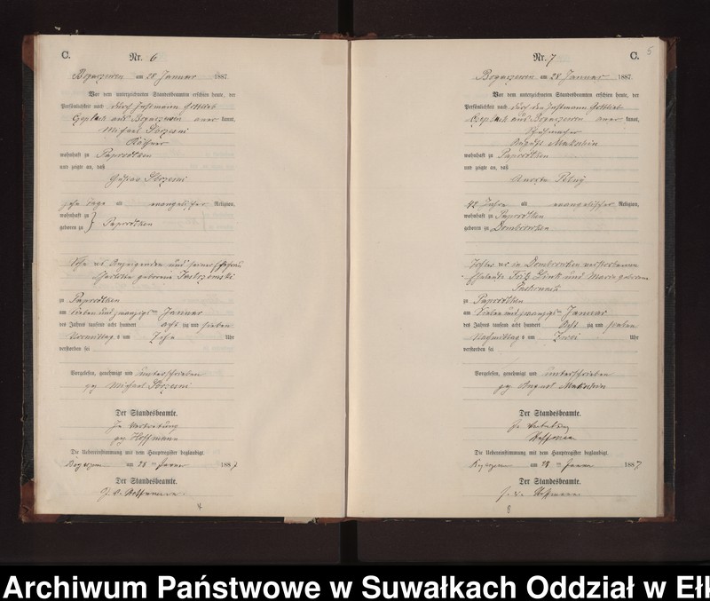 image.from.unit.number "Sterbe-Neben-Register des Preussischen Standes-Amtes Rydzewen Kreis Loetzen"
