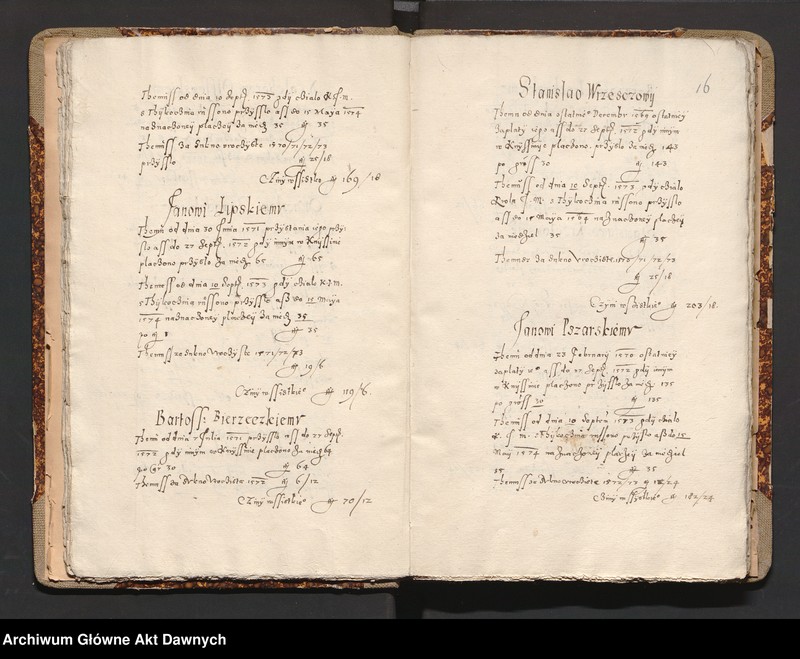 image.from.unit.number "Poczeth Urzednikow Dworzan y innych slug dworu KJM zmarlego którym wedlug decisiey Marschalka ad rationem sluzby zaplata bycz ma dnia 10 Junii Roku 1574 w Krakowie."