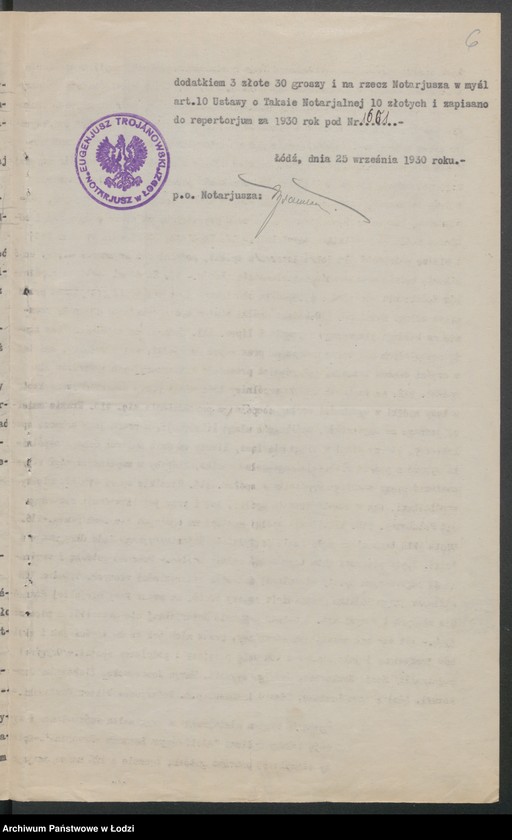 Obraz 8 z jednostki "Adolf Hugon Lachman i S-ka- komunikacja autobusowa Łódź- Ruda Pabianicka"