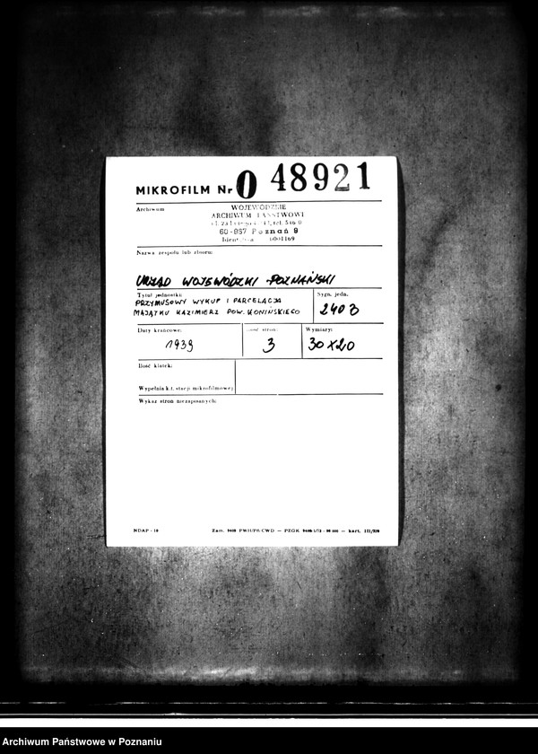 image.from.unit.number "Przymusowy wykup i parcelacja majątku Kazimierz powiatu konińskiego"