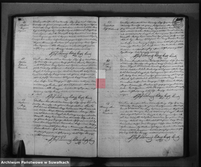 image.from.unit.number "Duplikat akt urodzonych, zaślubionych i umarłych na rok 1849 z parafij katolickiej Puńsk"