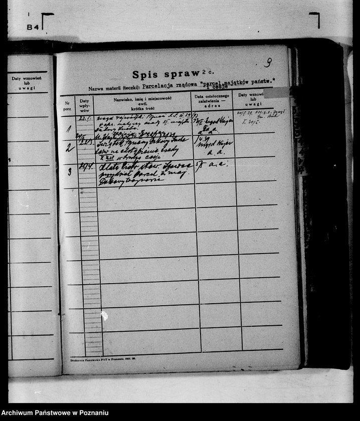 Obraz 13 z jednostki "Spis spraw znak,,R